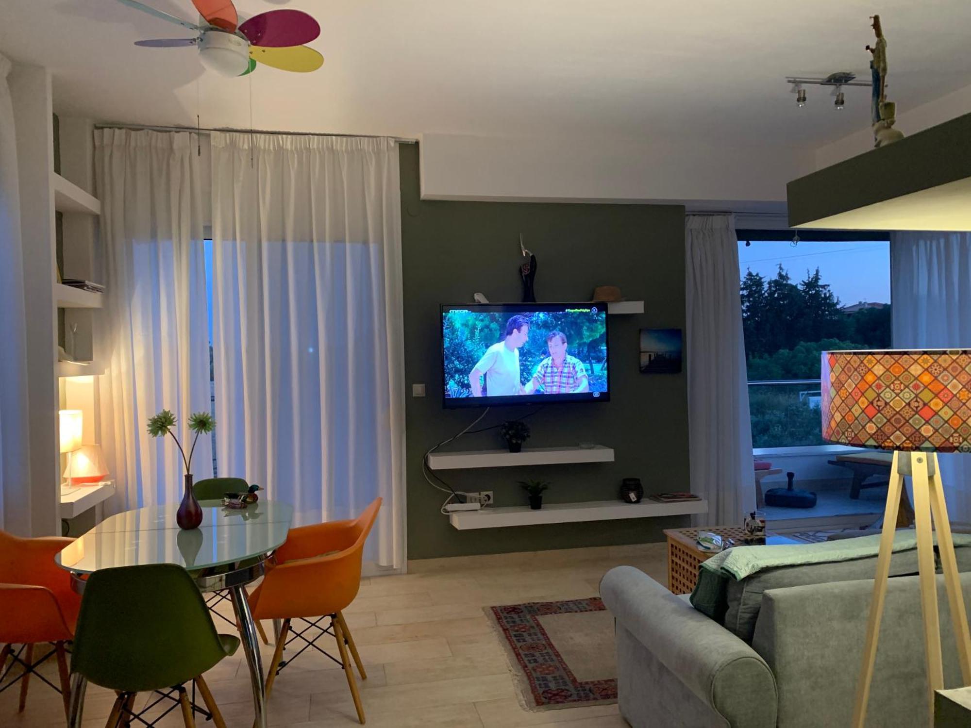 Villa Evita , Penthouse, 53M2 ,Athytos 450M From The Beach アフィトス エクステリア 写真