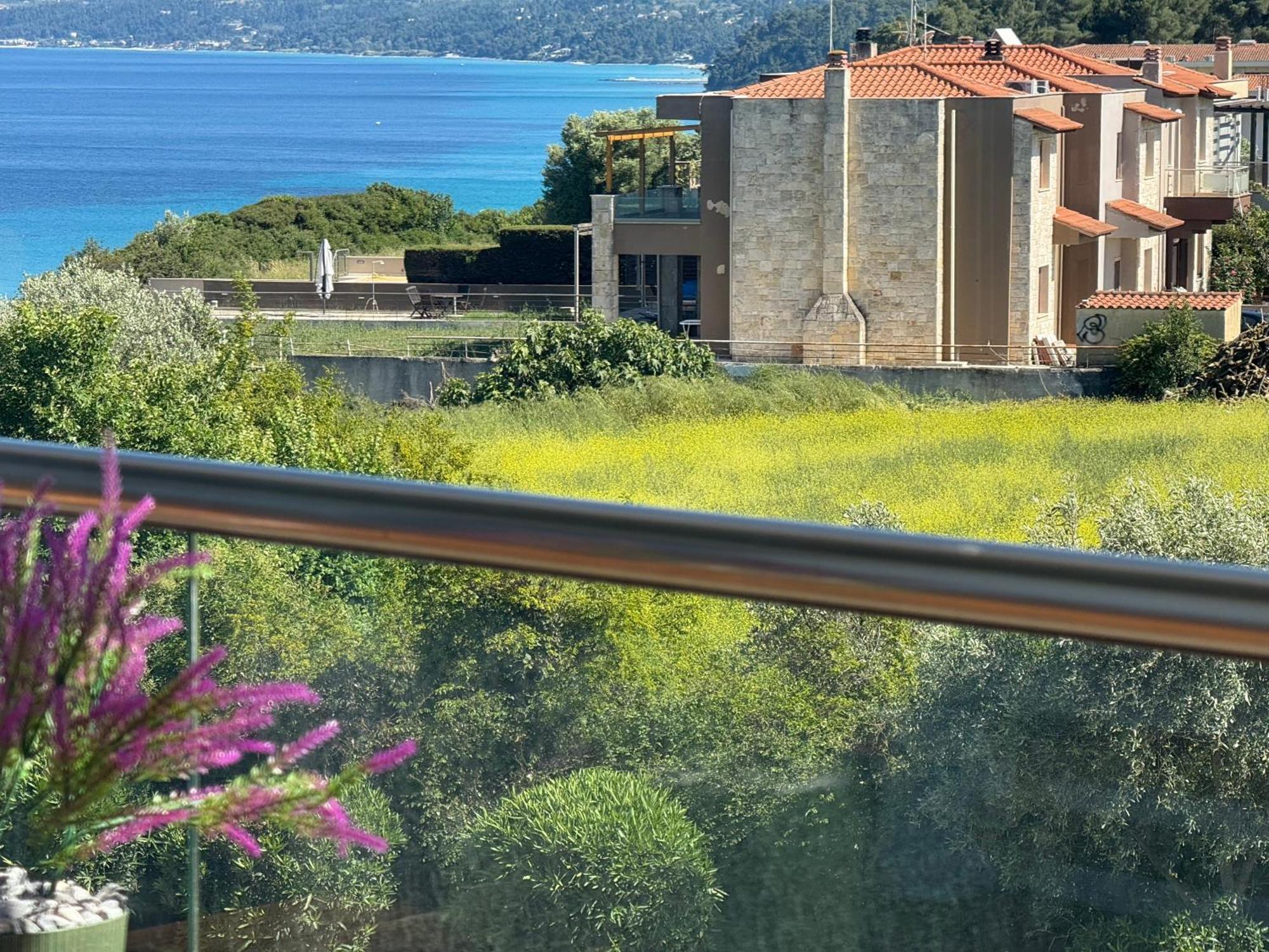 Villa Evita , Penthouse, 53M2 ,Athytos 450M From The Beach アフィトス エクステリア 写真